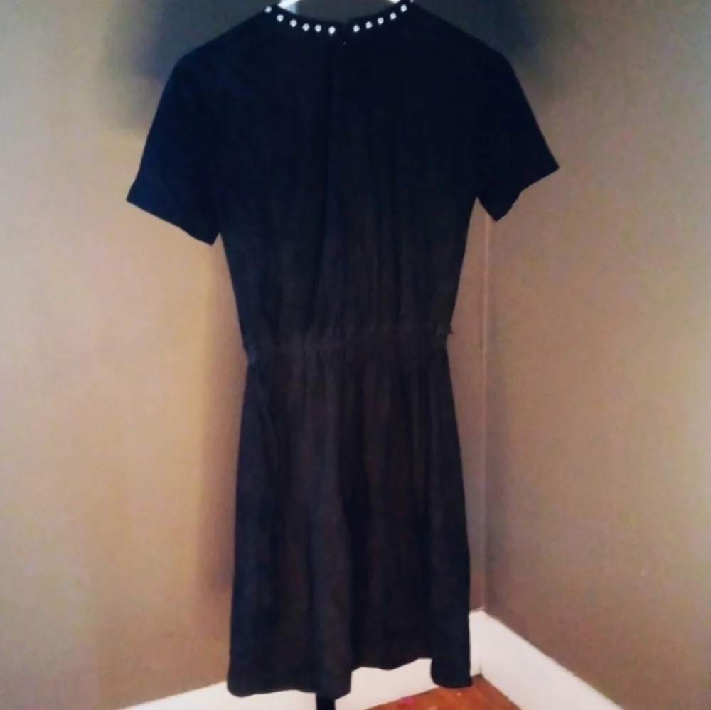 MICHAEL KORS BLACK MIDI DRESS